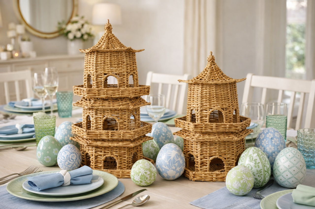 Grand Wicker Pagoda (2 Sizes)