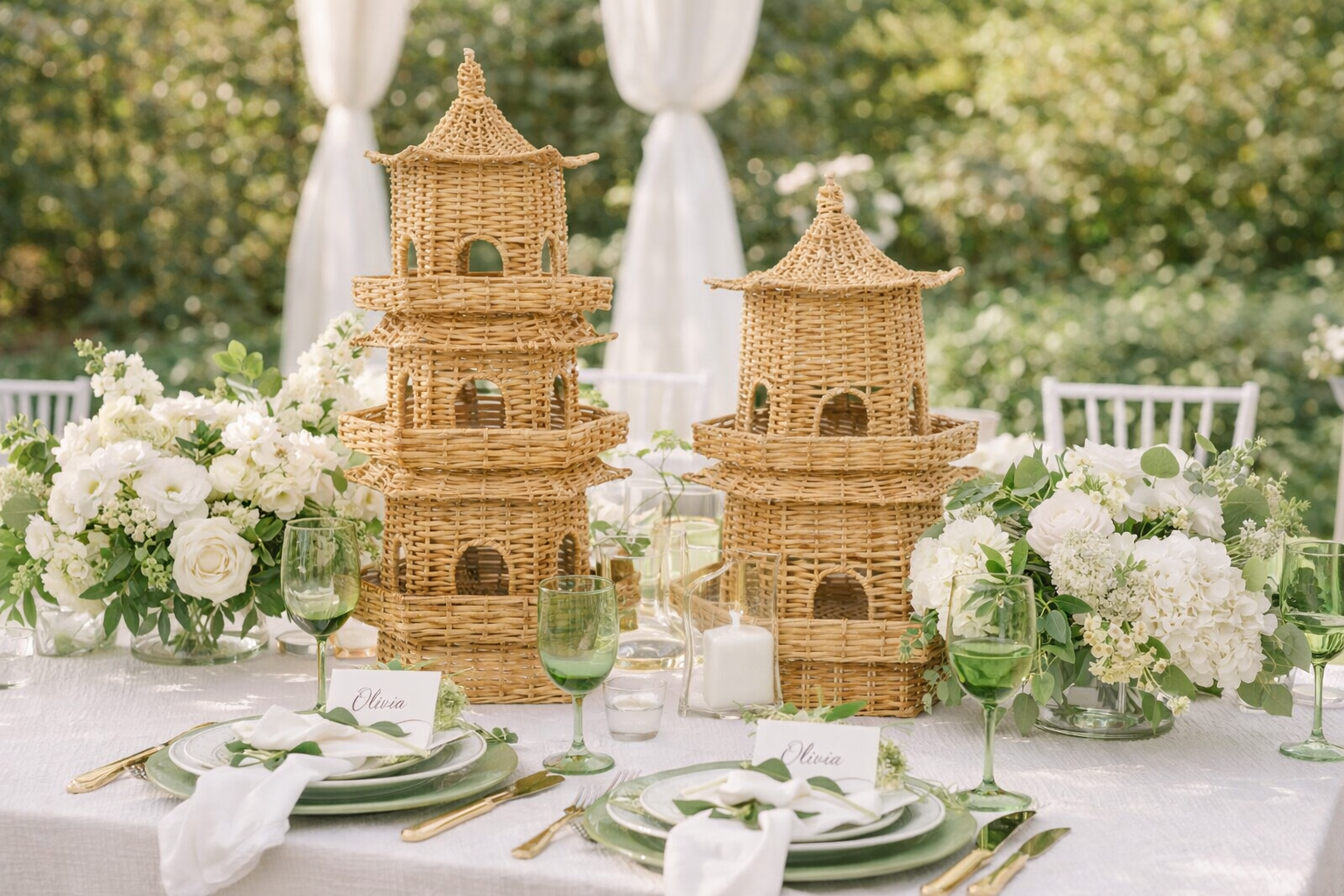 Grand Wicker Pagoda (2 Sizes)