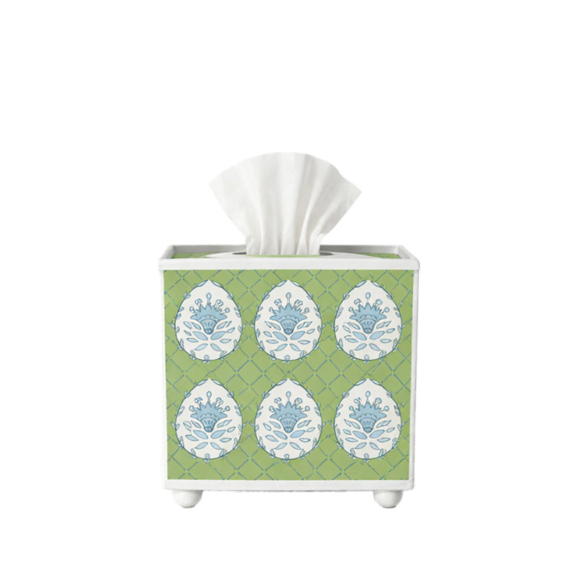 Green Meadow Crest Wastepaper Basket & Tissue (3 Options)