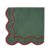 Eve Napkin - Green and Red (Set of 4)