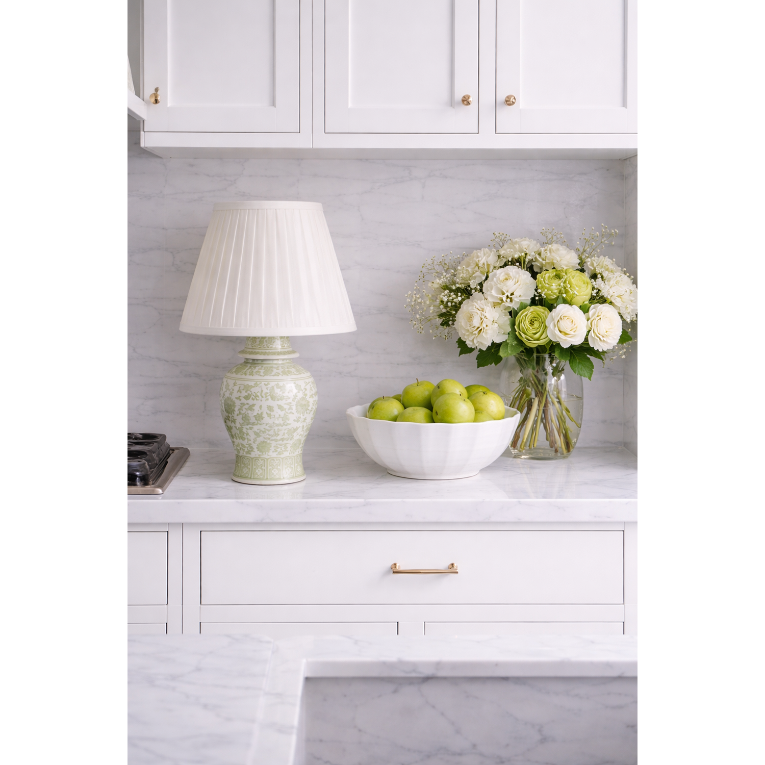 Green Porcelain Rechargeable Lamp