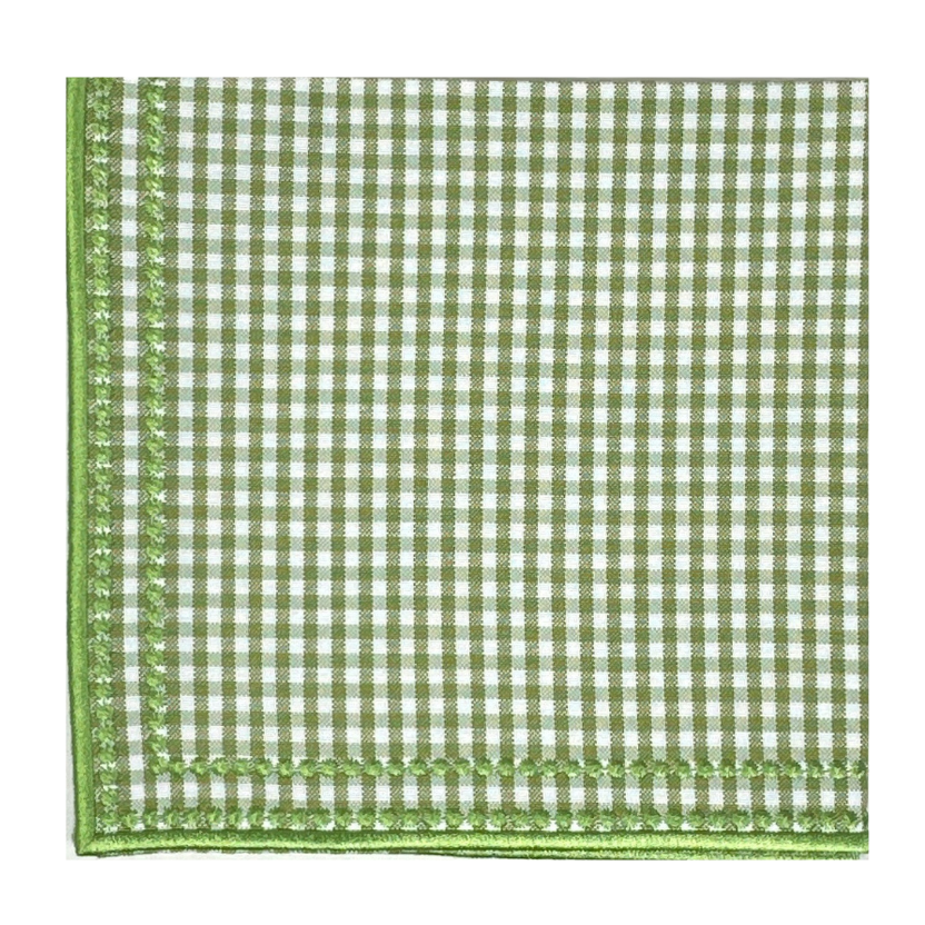 Charlotte Napkin - Green Gingham (Set of 4)