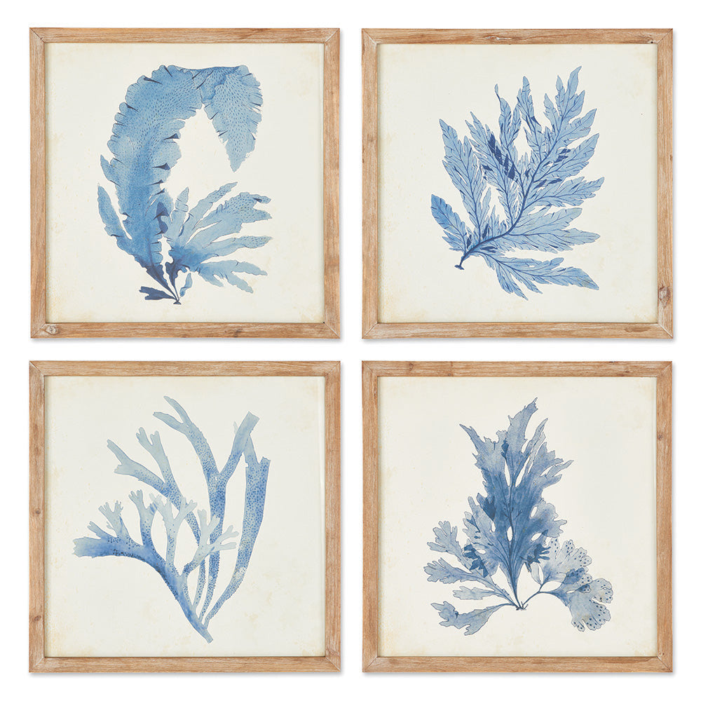 Carrie Coral Watercolor Prints Set of 4