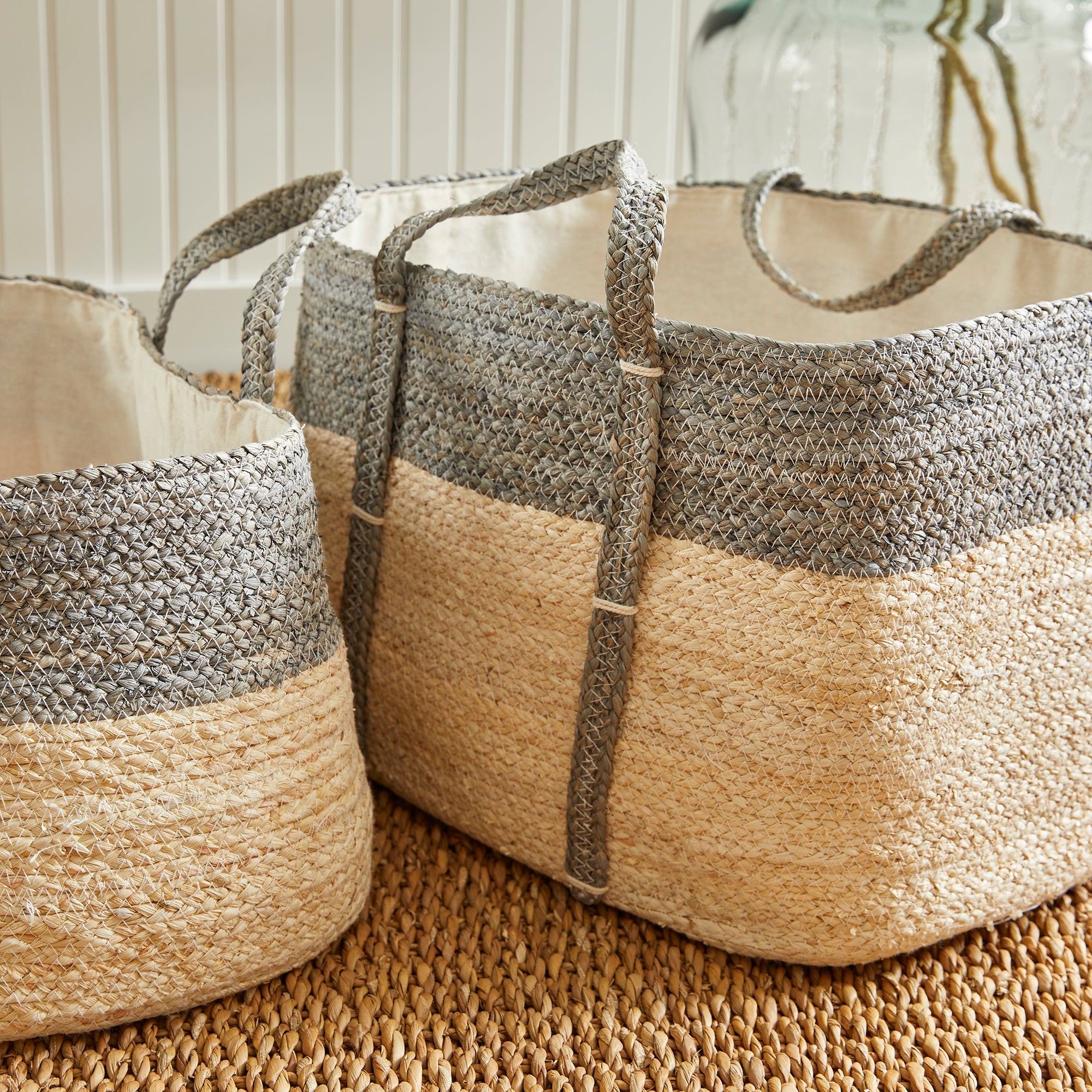 Dalia Rectangular Baskets, Set of 2