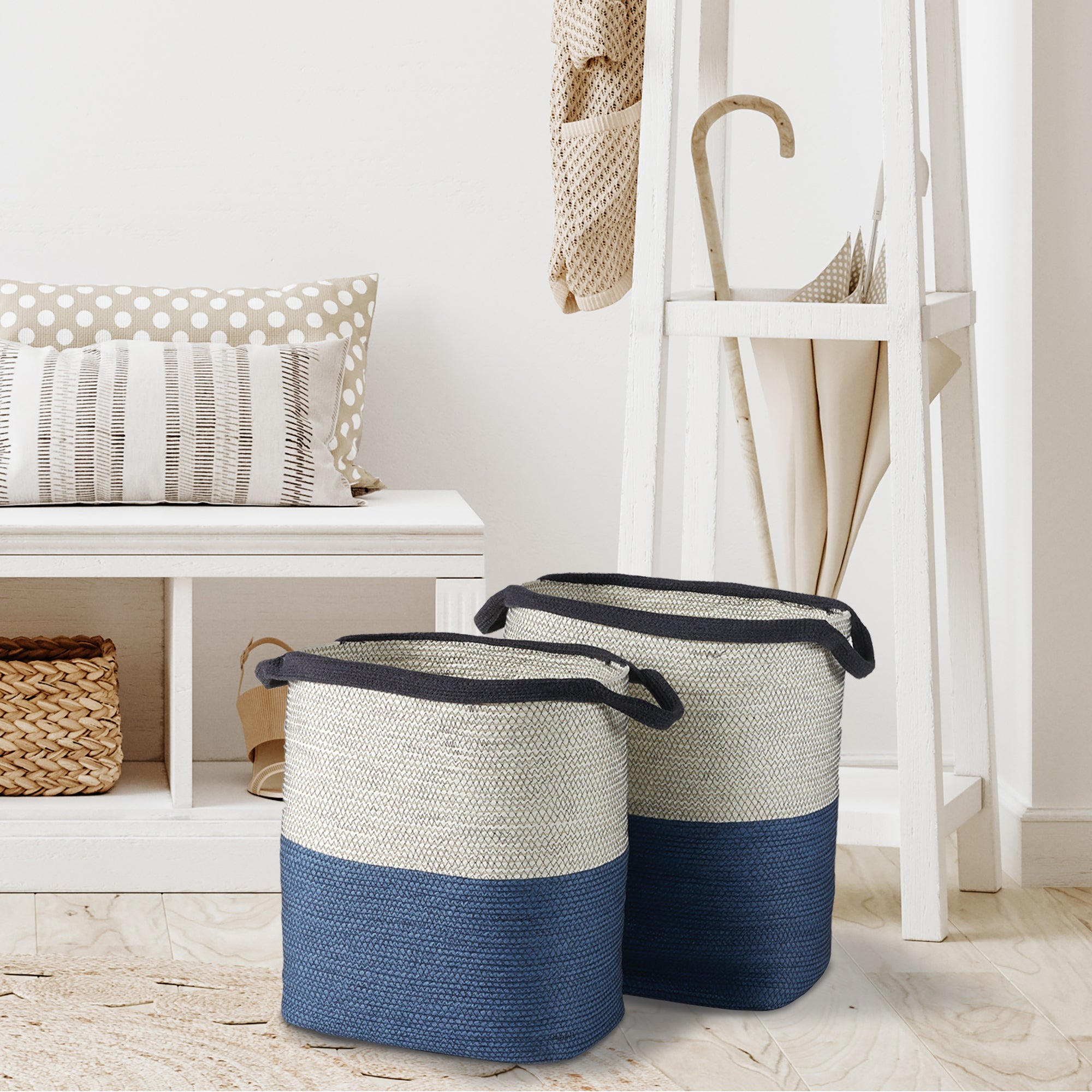 Orin Baskets with Handles, Set of 2