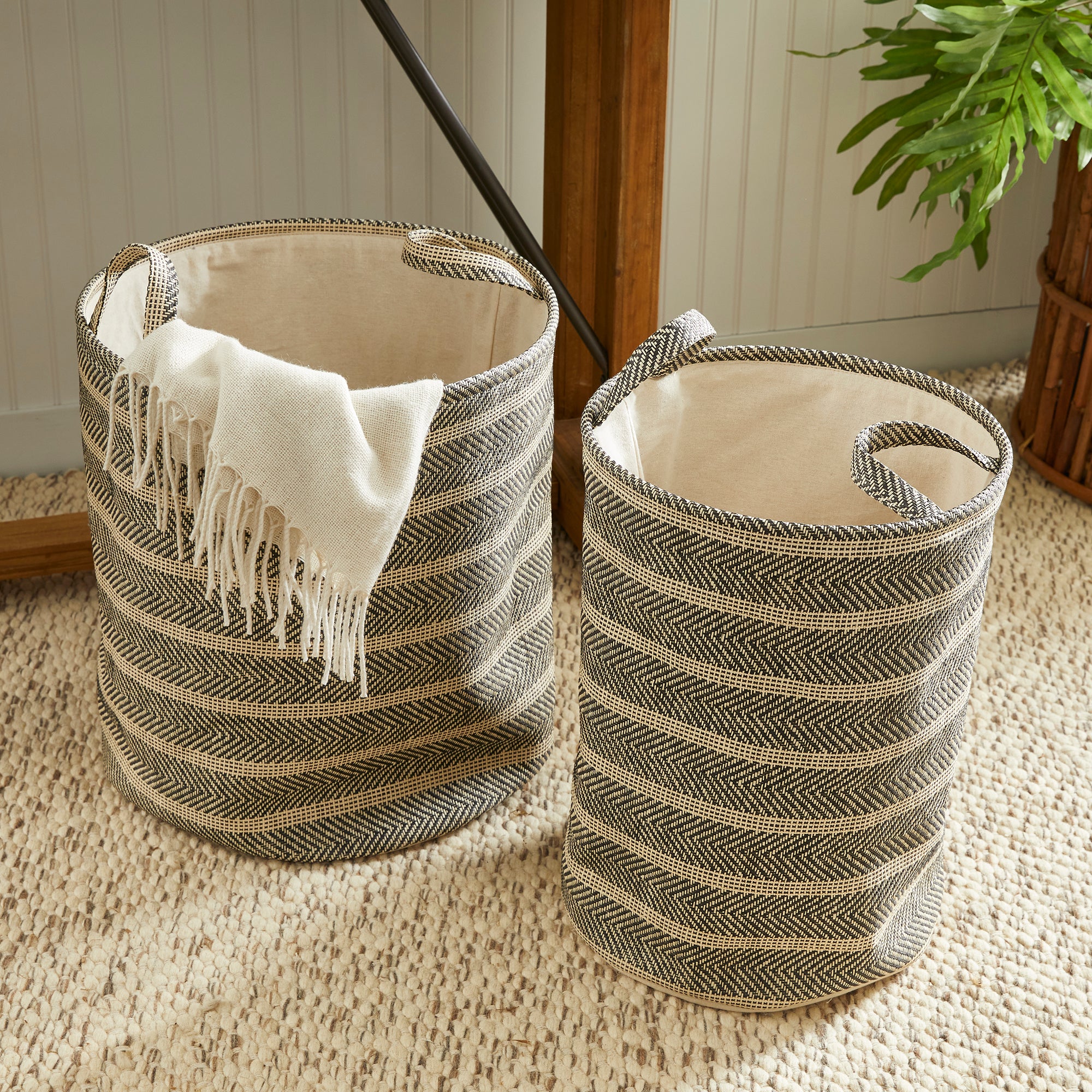 Lianne Round Baskets, Set of 2
