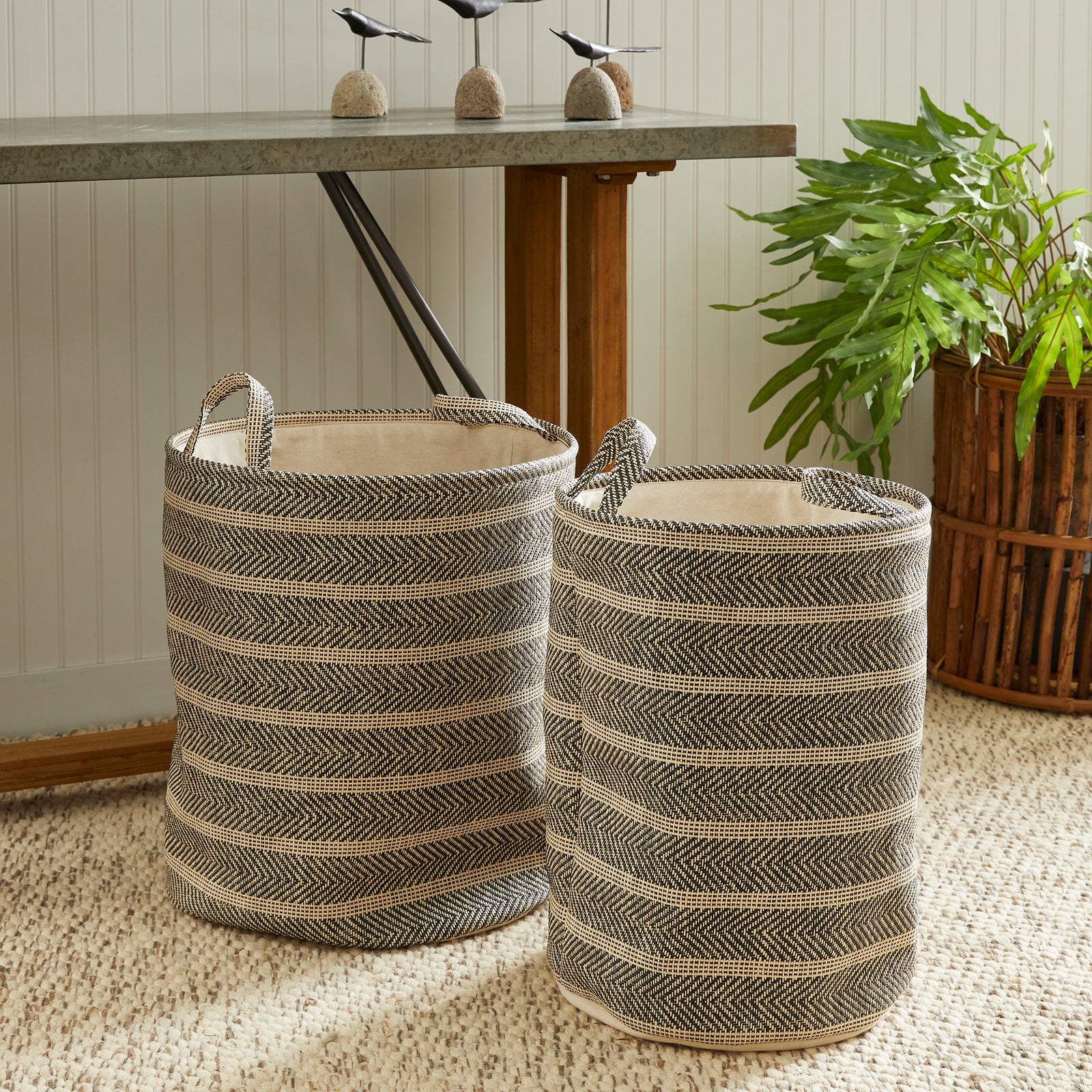 Lianne Round Baskets, Set of 2