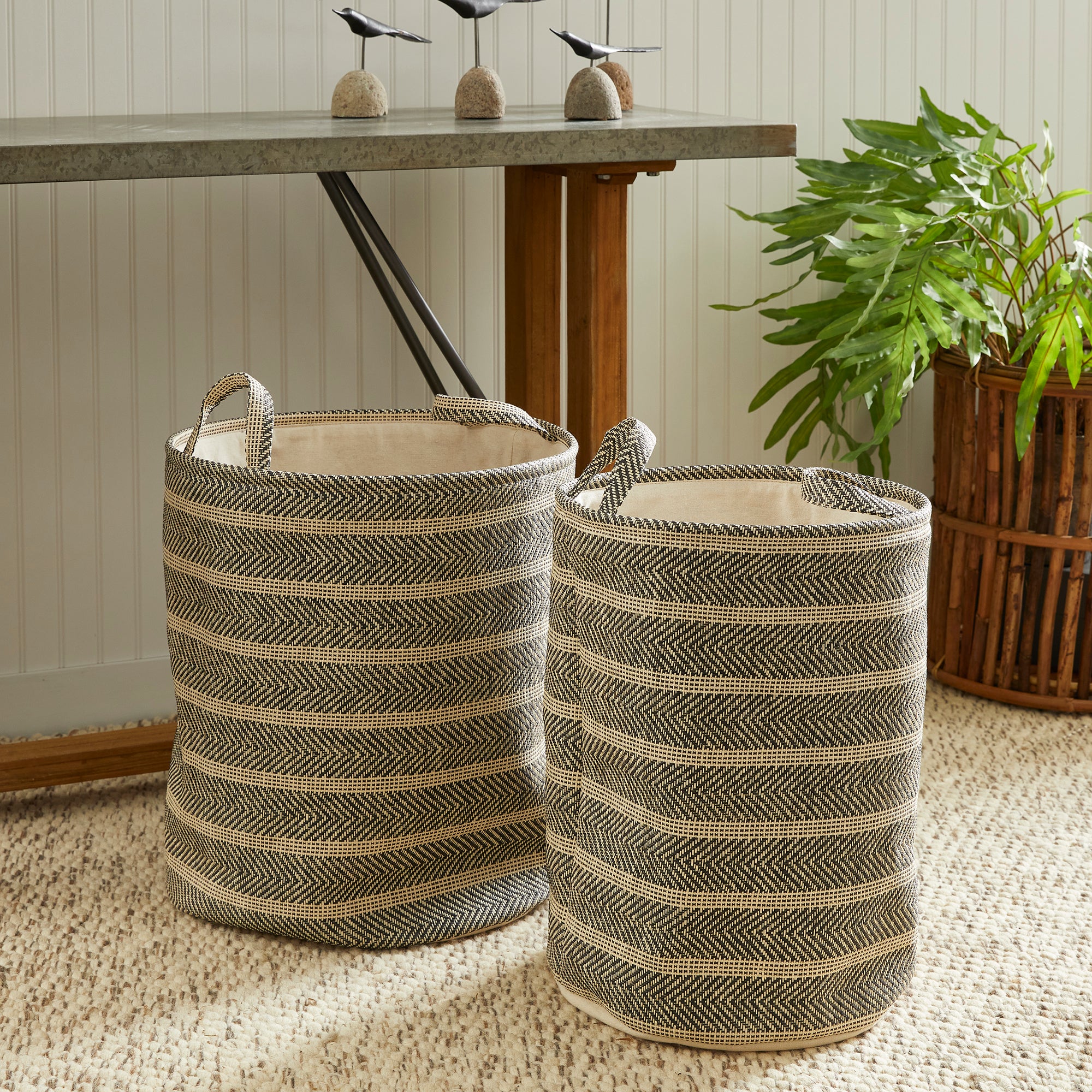 Lianne Round Baskets, Set of 2