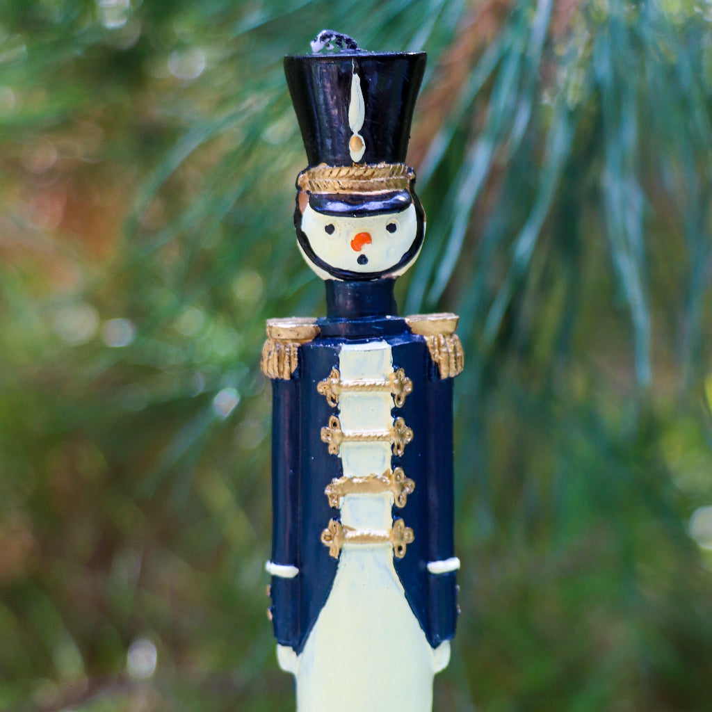 Handpainted Navy Blue Royal Guard Candle - Pack of 2