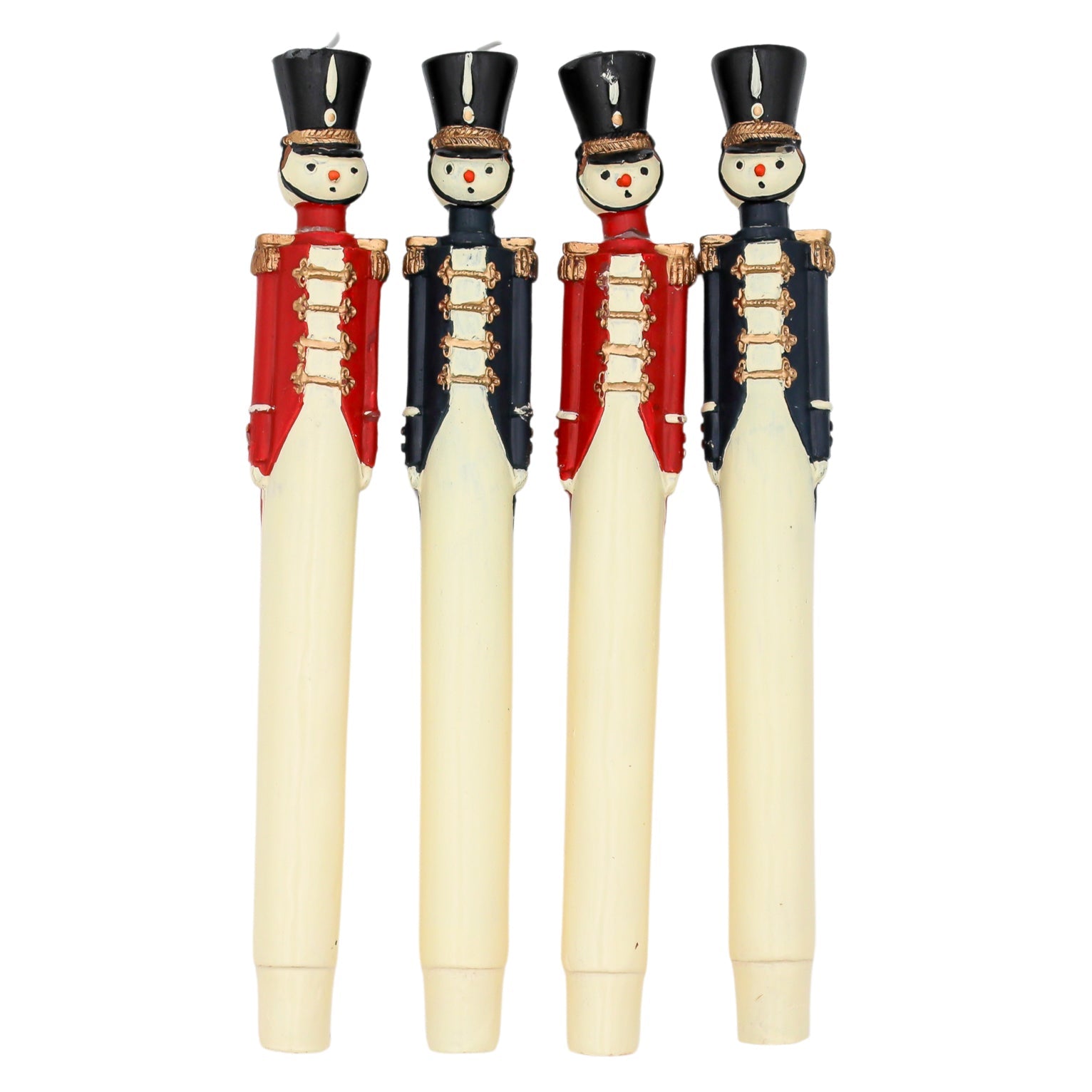 Handpainted Red Royal Guard Candle - Pack of 2