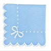 Juliet Bows Napkin - Blue (Set of 4)