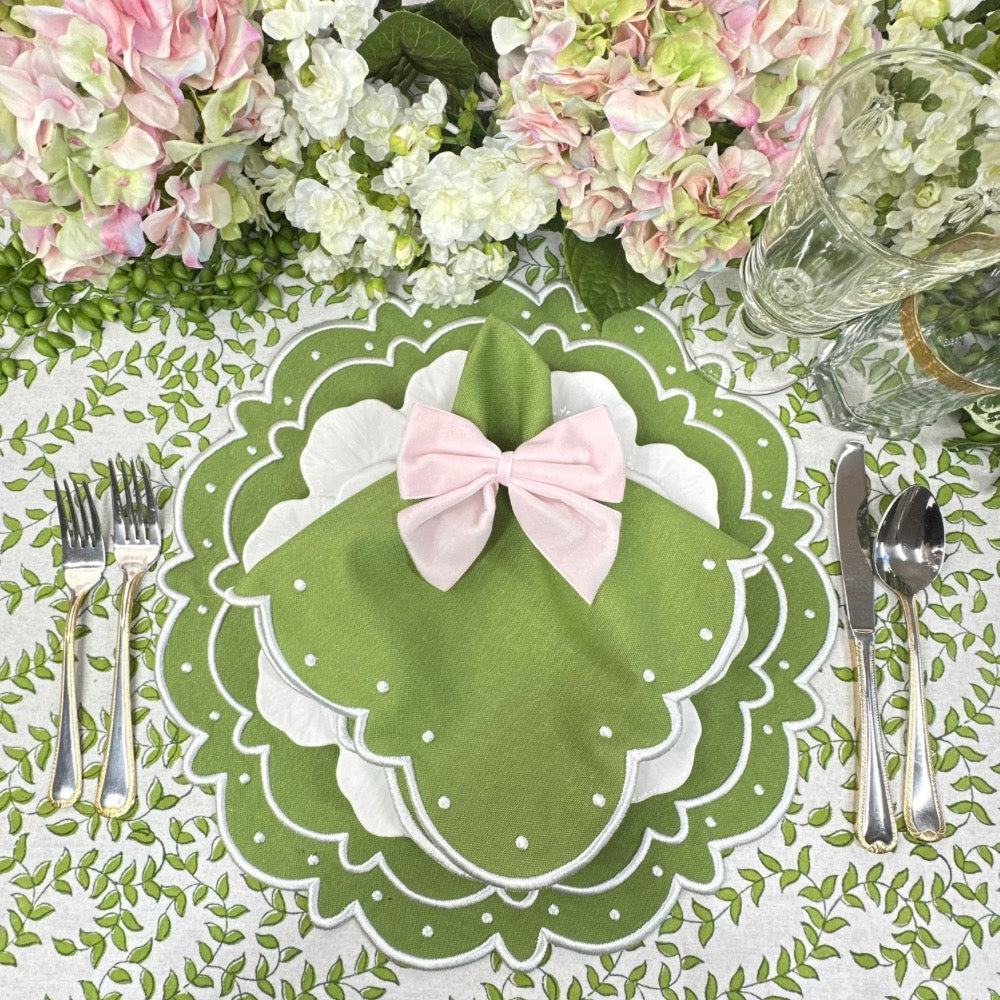 Green Leaves - Tablecloth