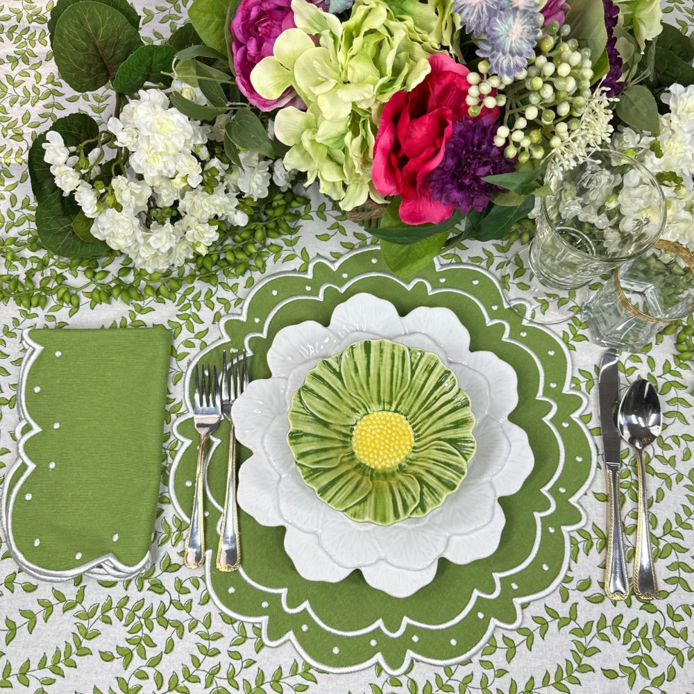 Green Leaves - Tablecloth