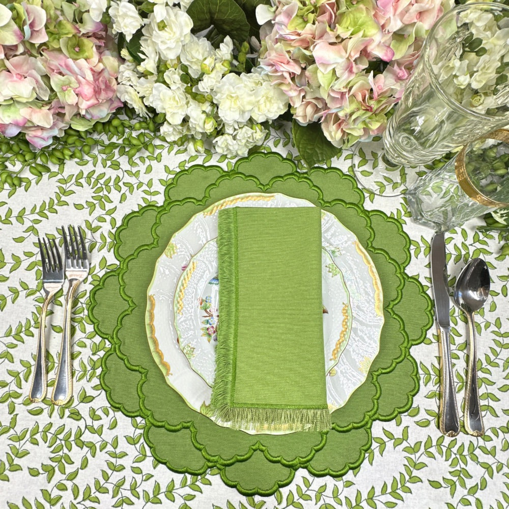 Green Leaves - Tablecloth