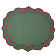 Eve Placemat - Green and Red (Set of 4)