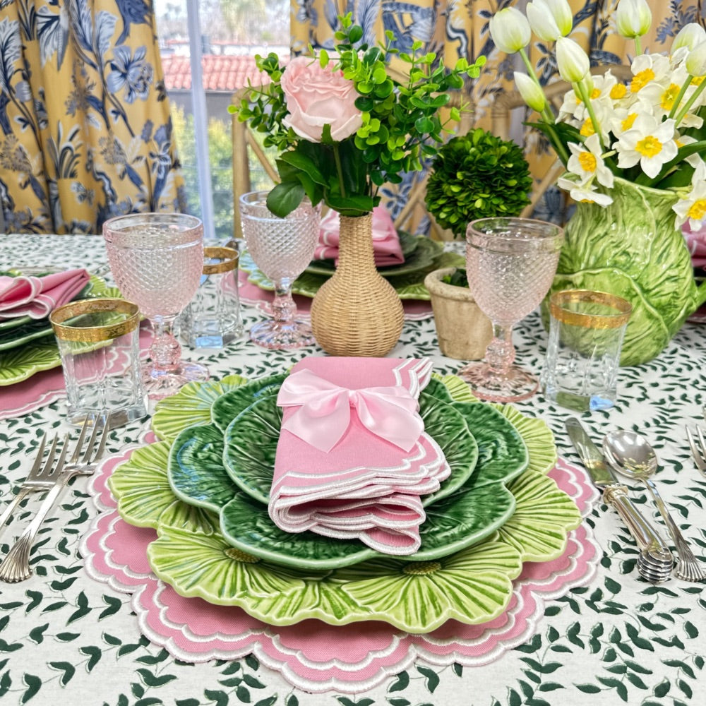 Dark Green Leaves - Tablecloth