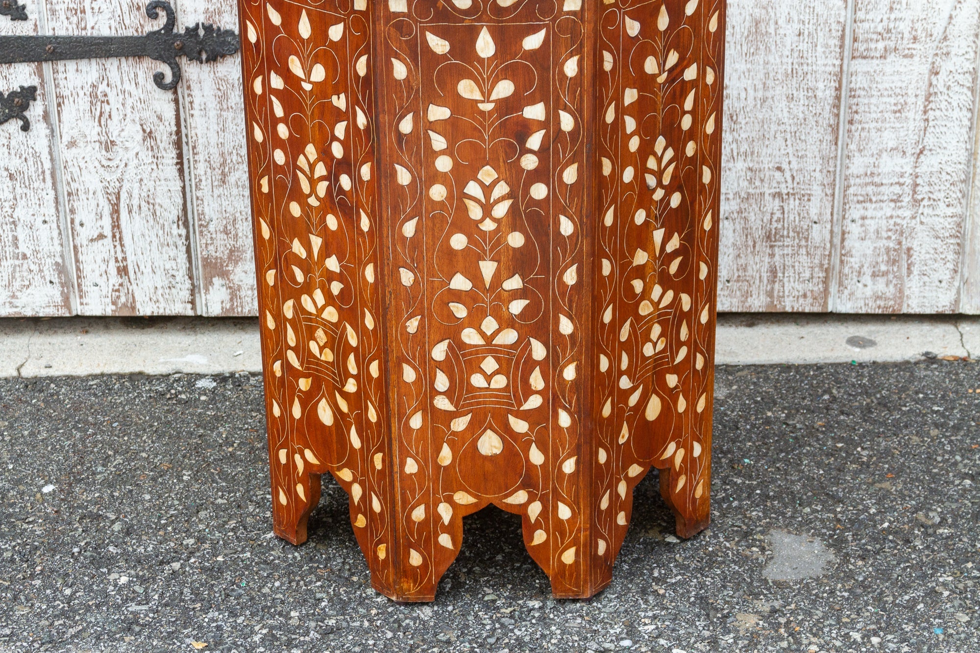 Octagonal Inlaid Side Table