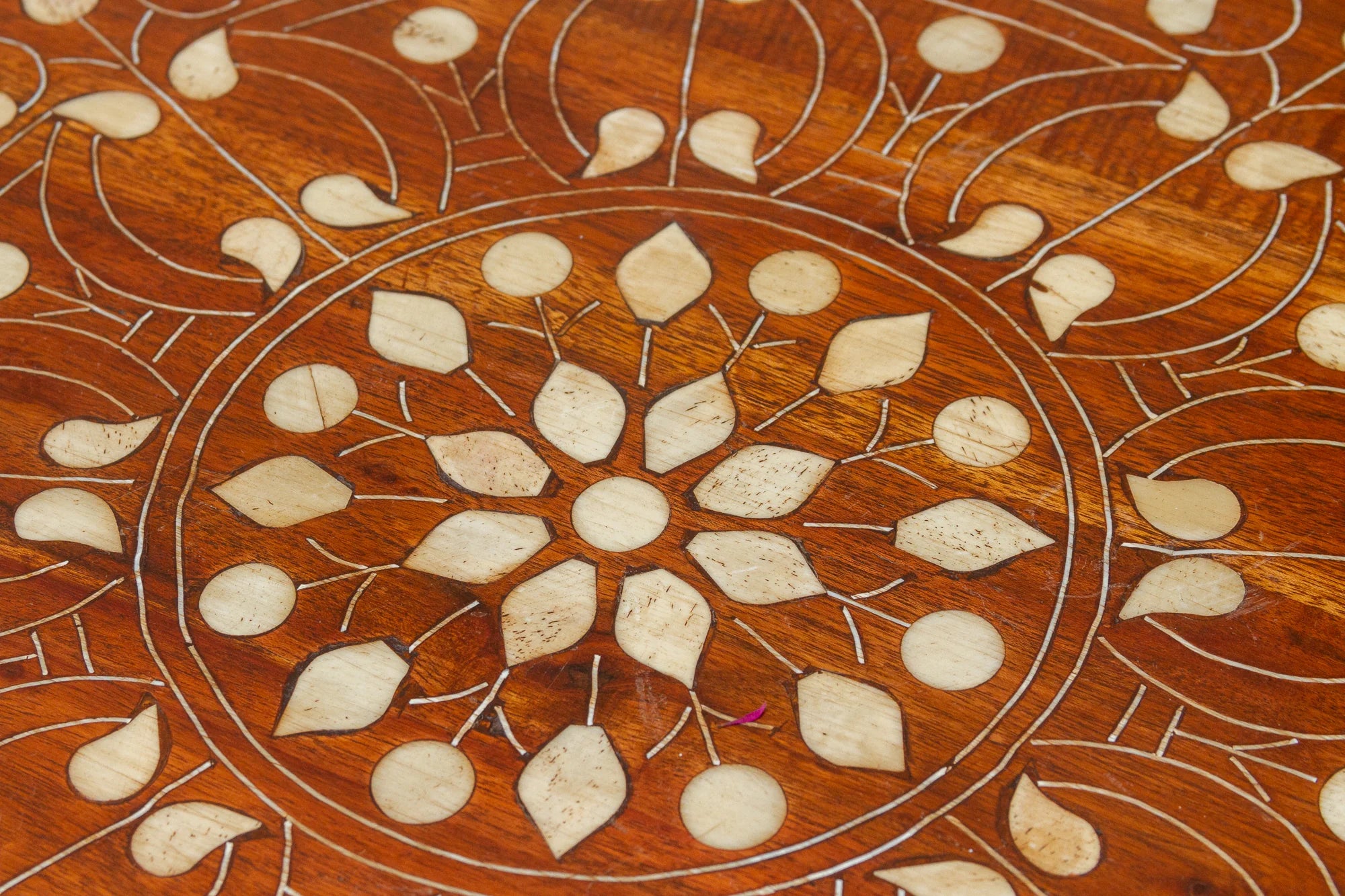 Octagonal Inlaid Side Table