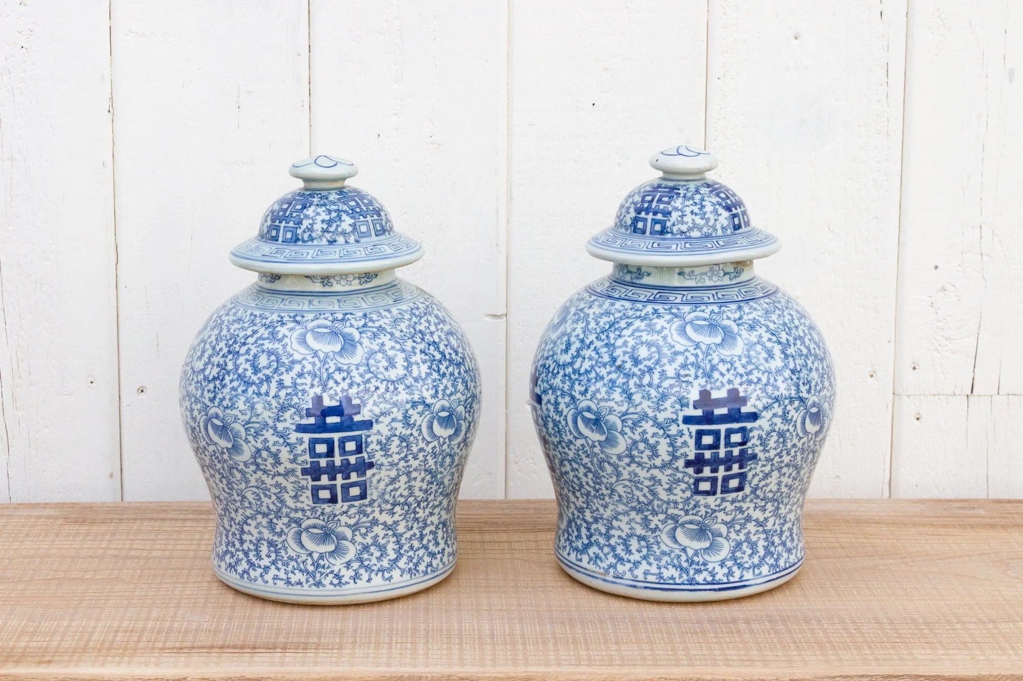 Set of Two Chinese Ginger Jars