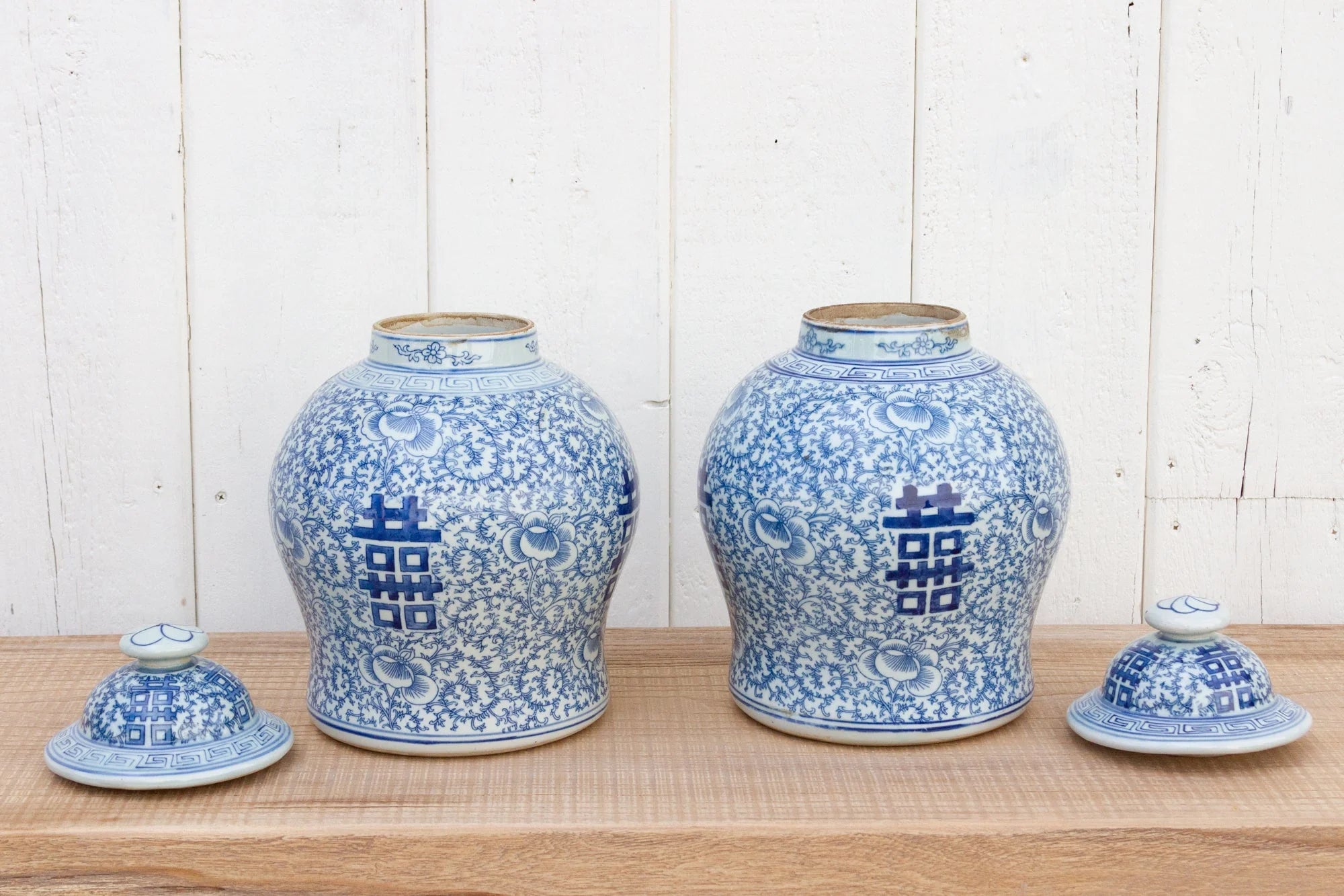 Set of Two Chinese Ginger Jars