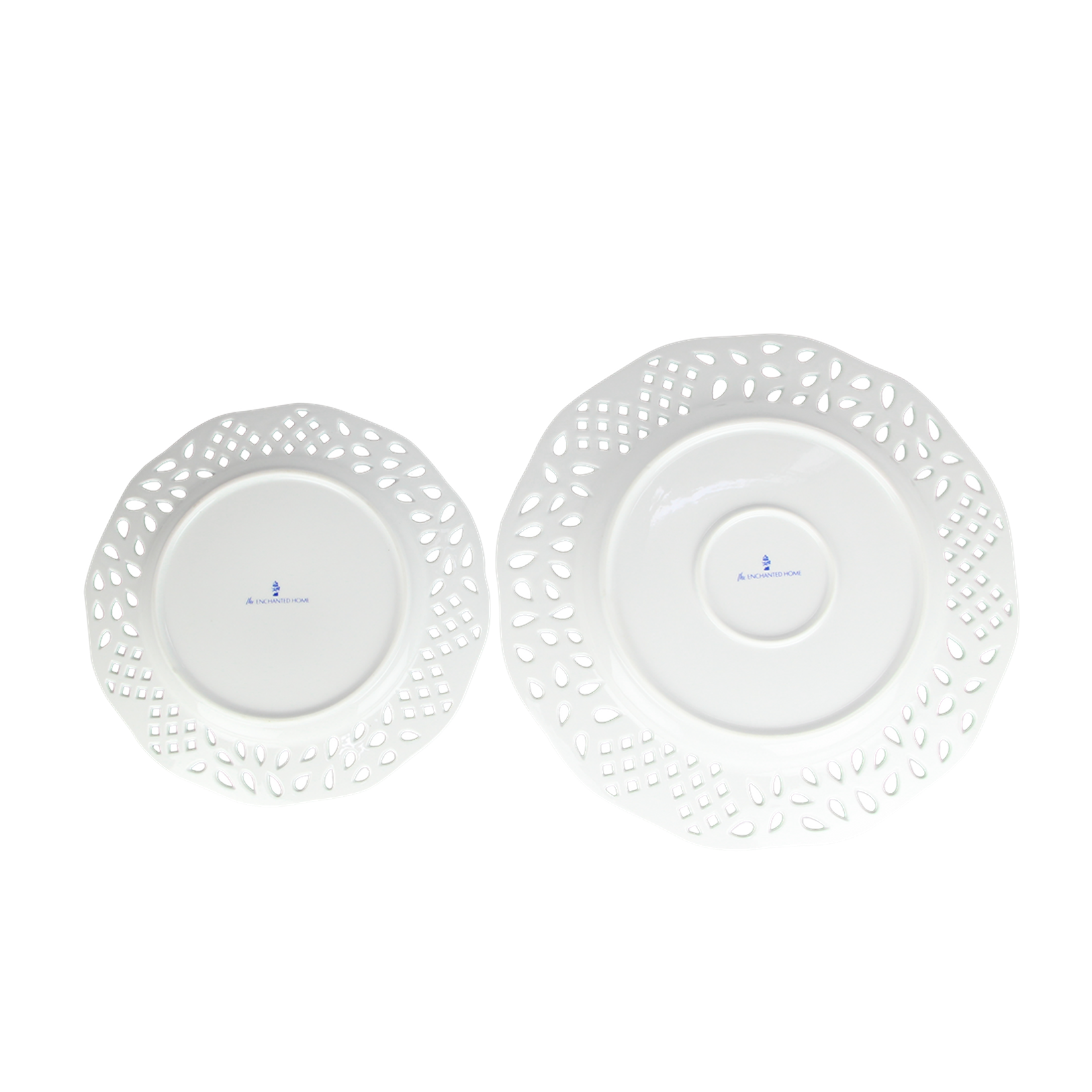 White Pierced Dinnerware