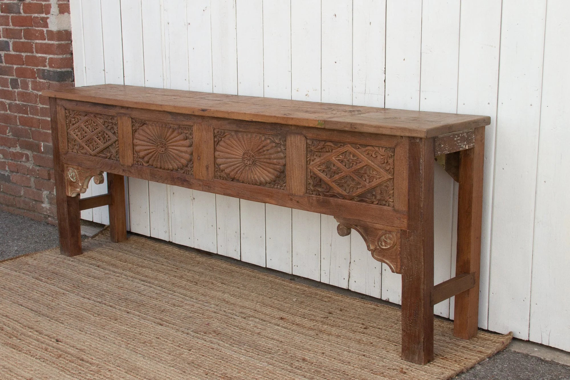 Fabulous Southern Indian Carved Console