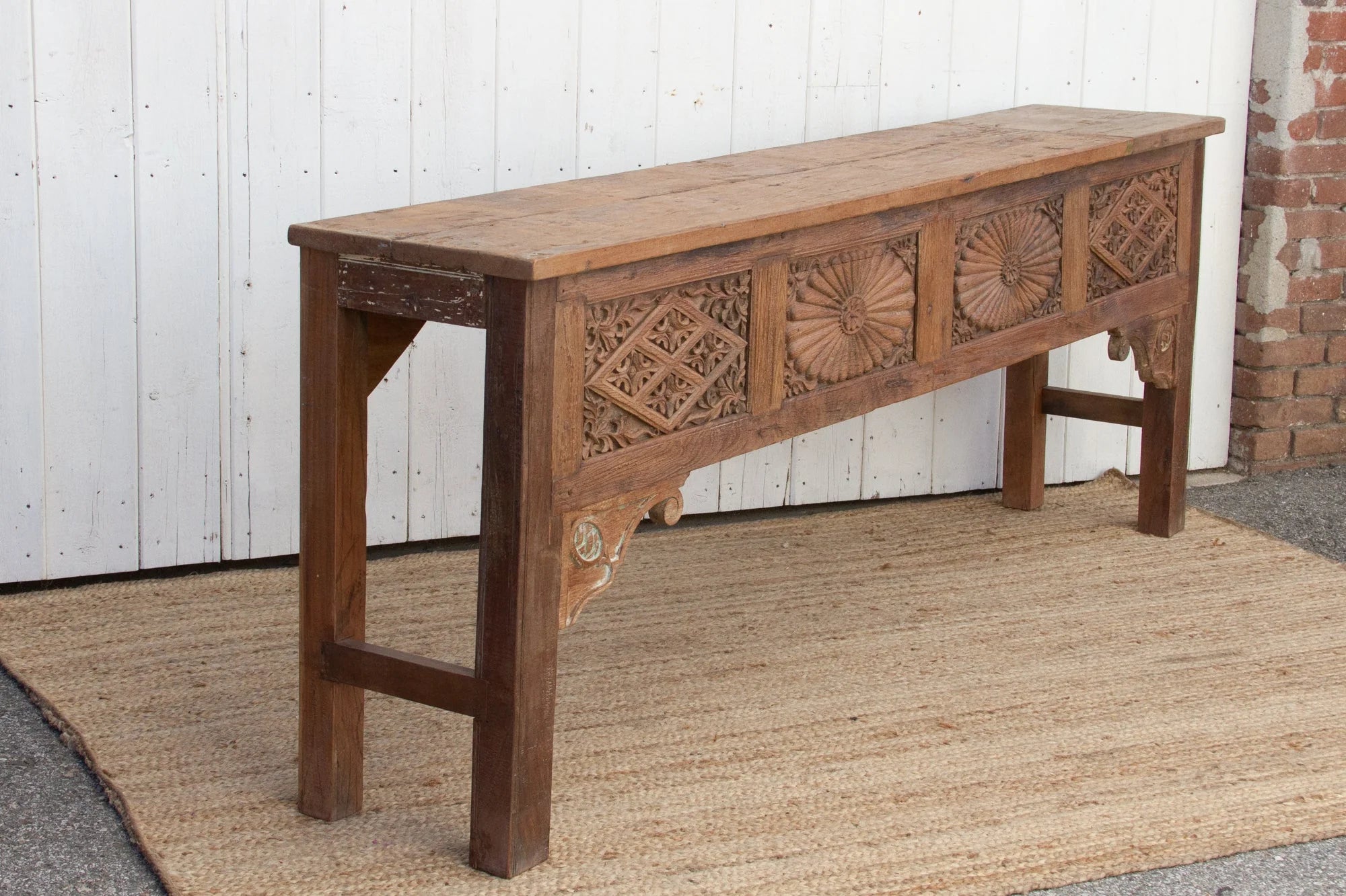 Fabulous Southern Indian Carved Console