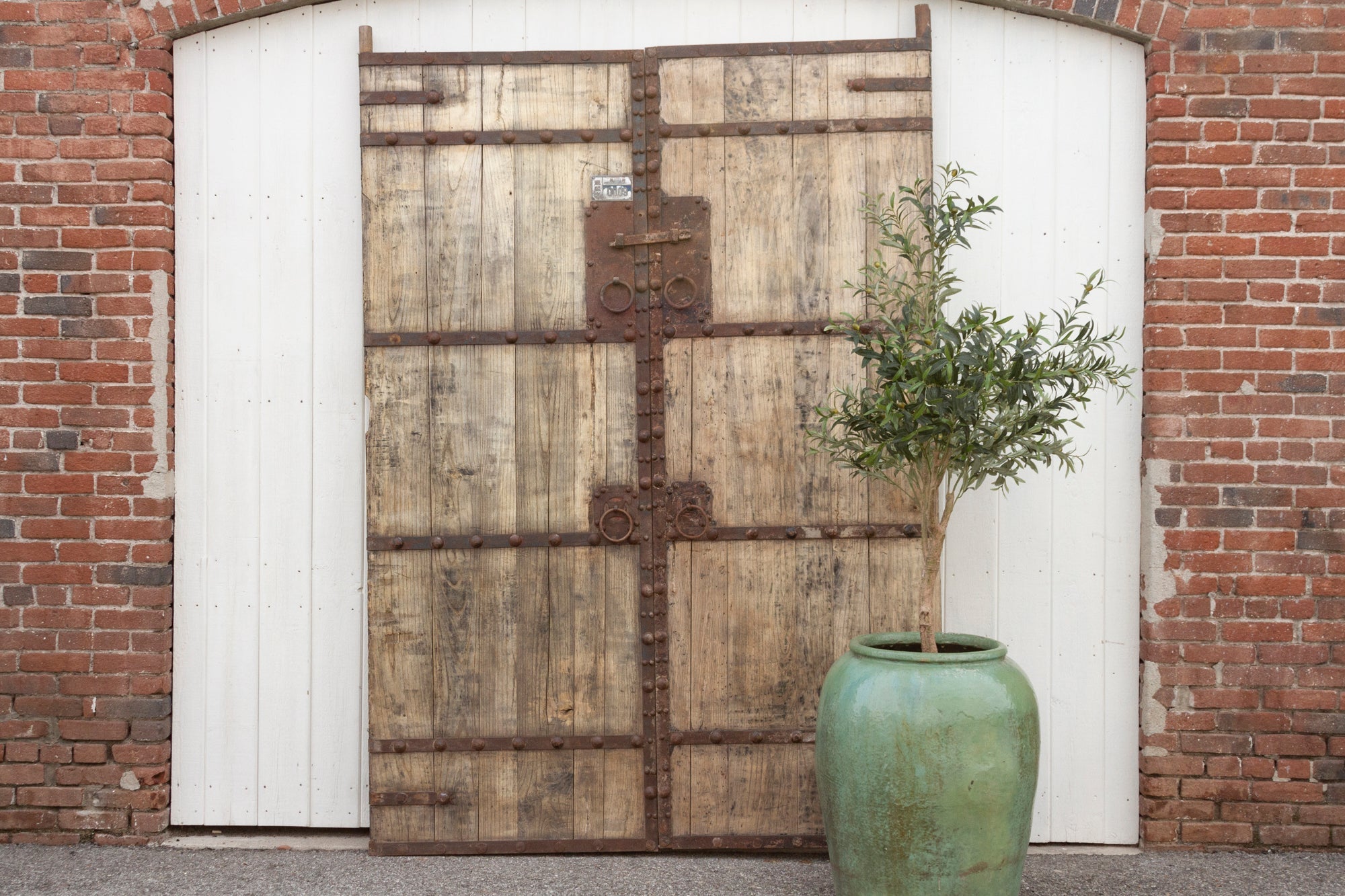 Pair of Grand Asian Entrance Doors