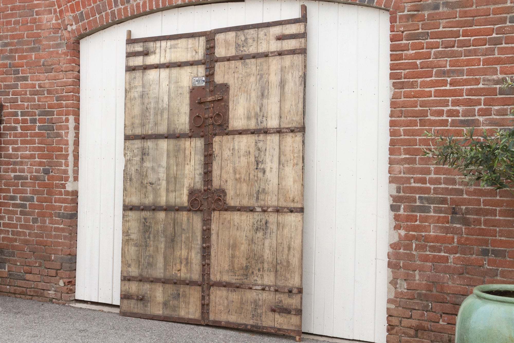 Pair of Grand Asian Entrance Doors