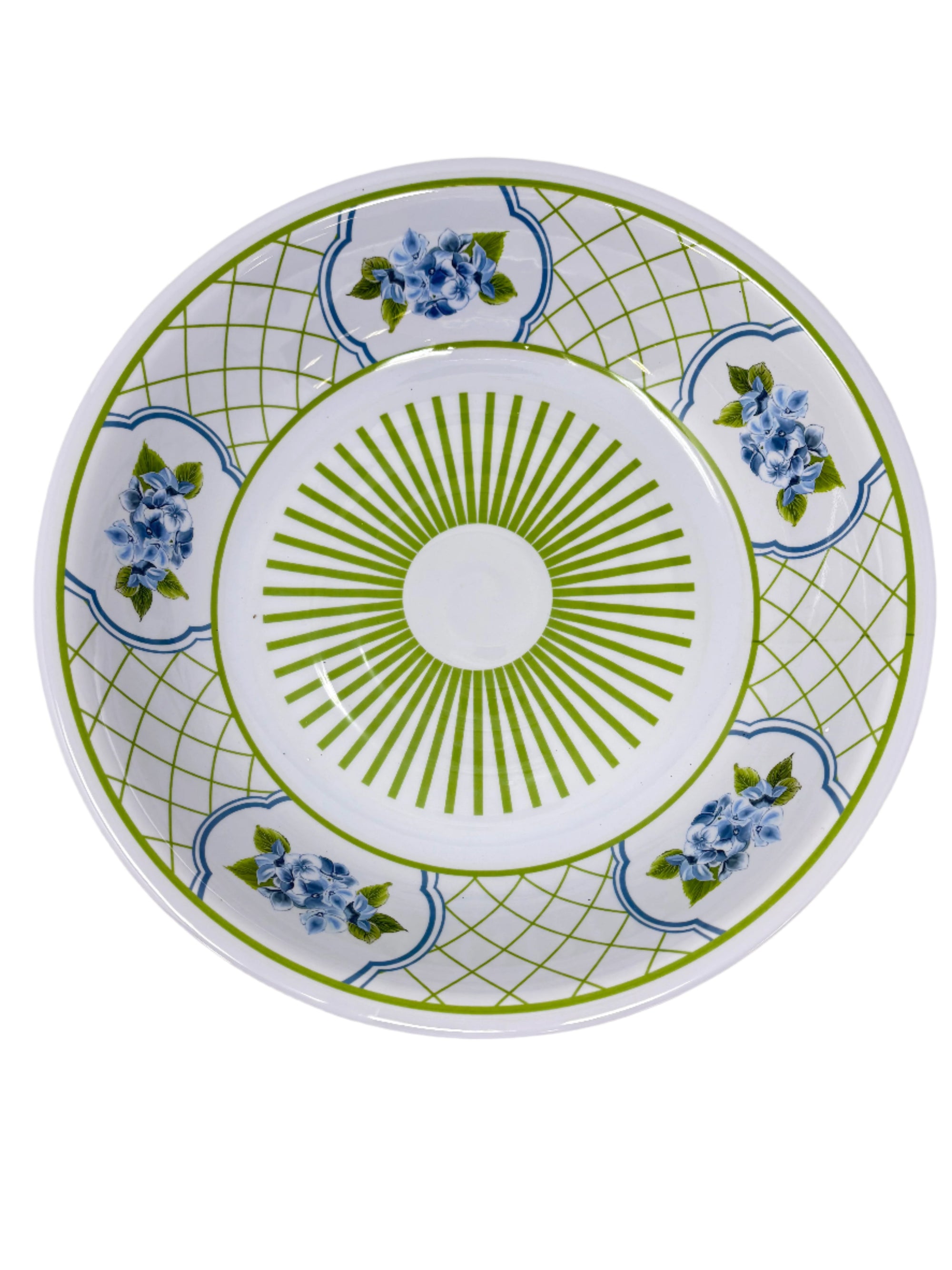 Green Hydrangea Melamine Dinnerware Collection