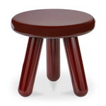 Felicity Accent Table -  Deep Red Lacquer