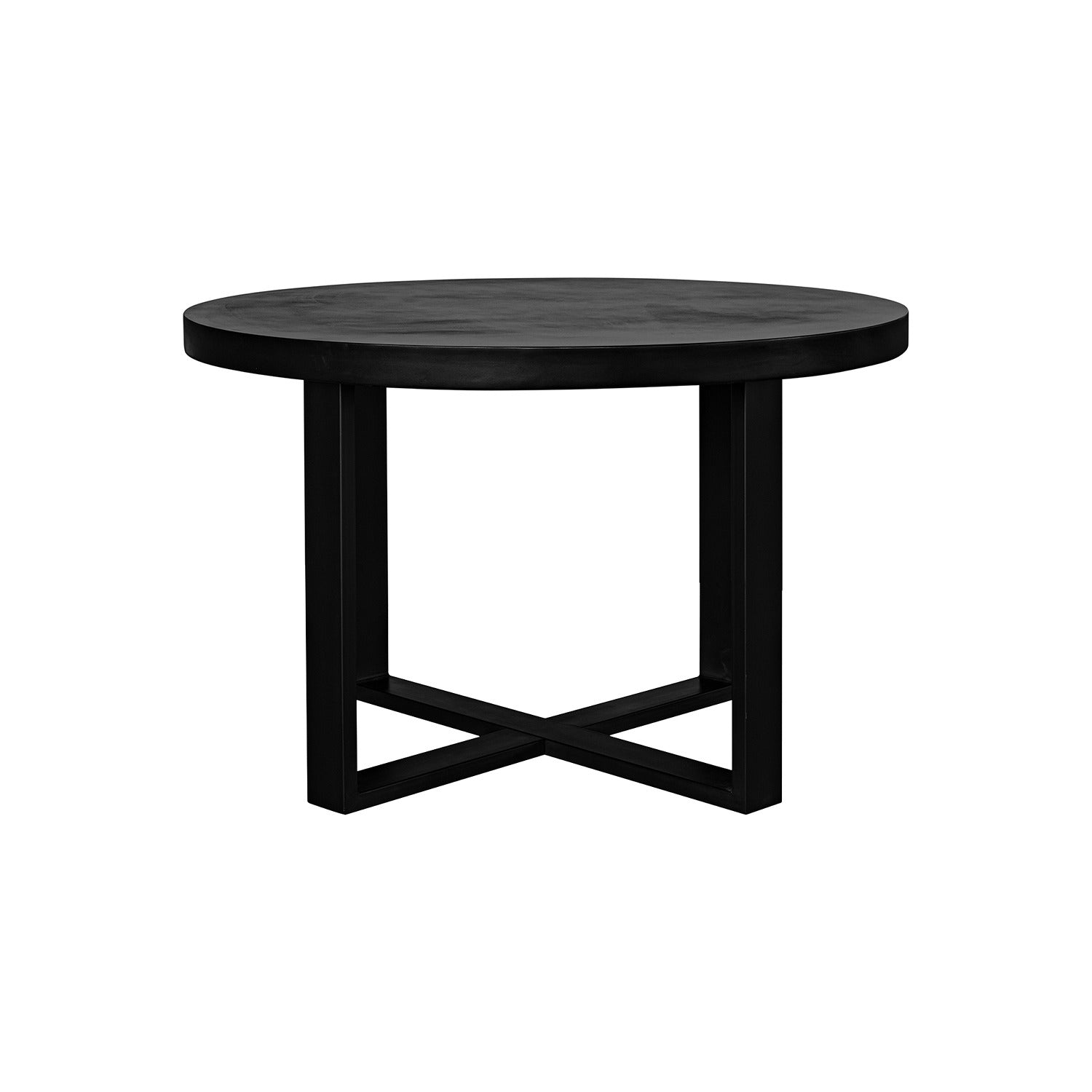Jaxon Round Outdoor Dining Table Black