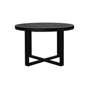Jaxon Round Outdoor Dining Table Black
