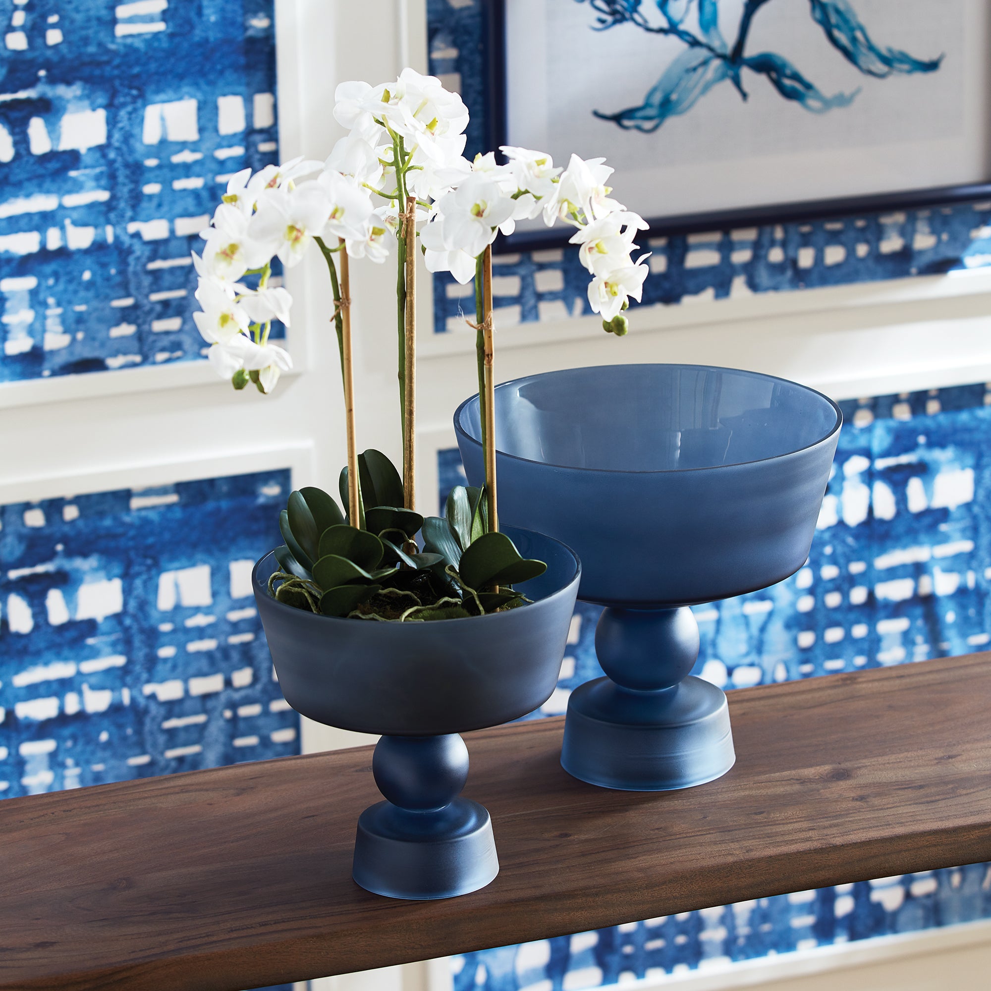 White Phalaenopsis Mini Garden Drop-in