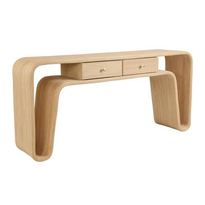 June Pencil Rattan Console