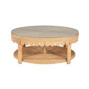 Belden Scalloped Round Coffee Table