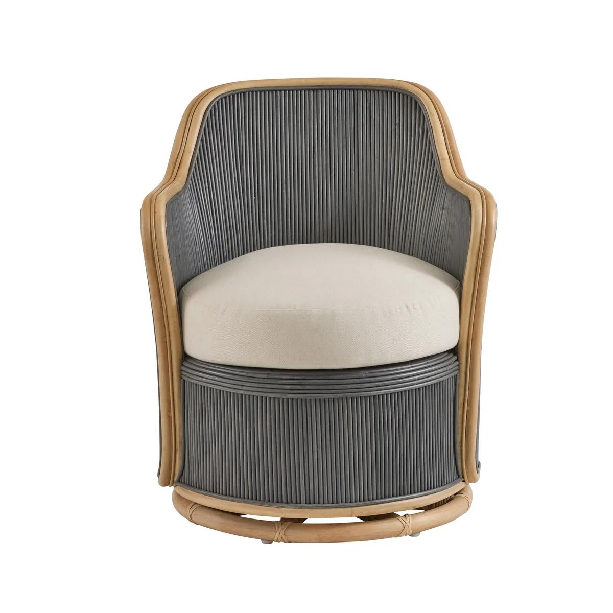 Raleigh Pencil Rattan Swivel Chair
