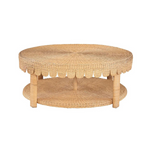 Belden Scalloped Round Coffee Table