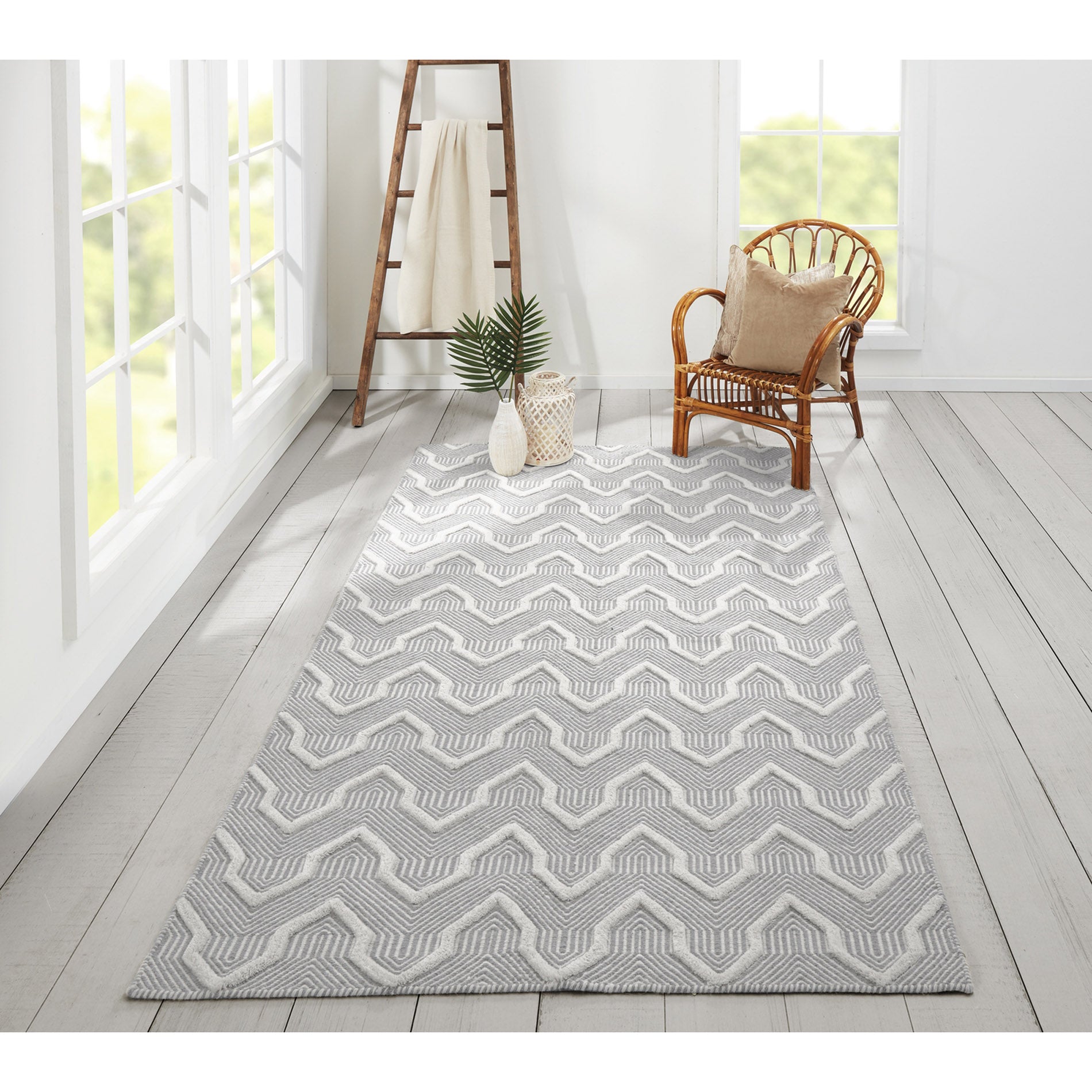 Erin Gates by Momeni Langdon Prince Grey Hand Woven Wool Area Rug