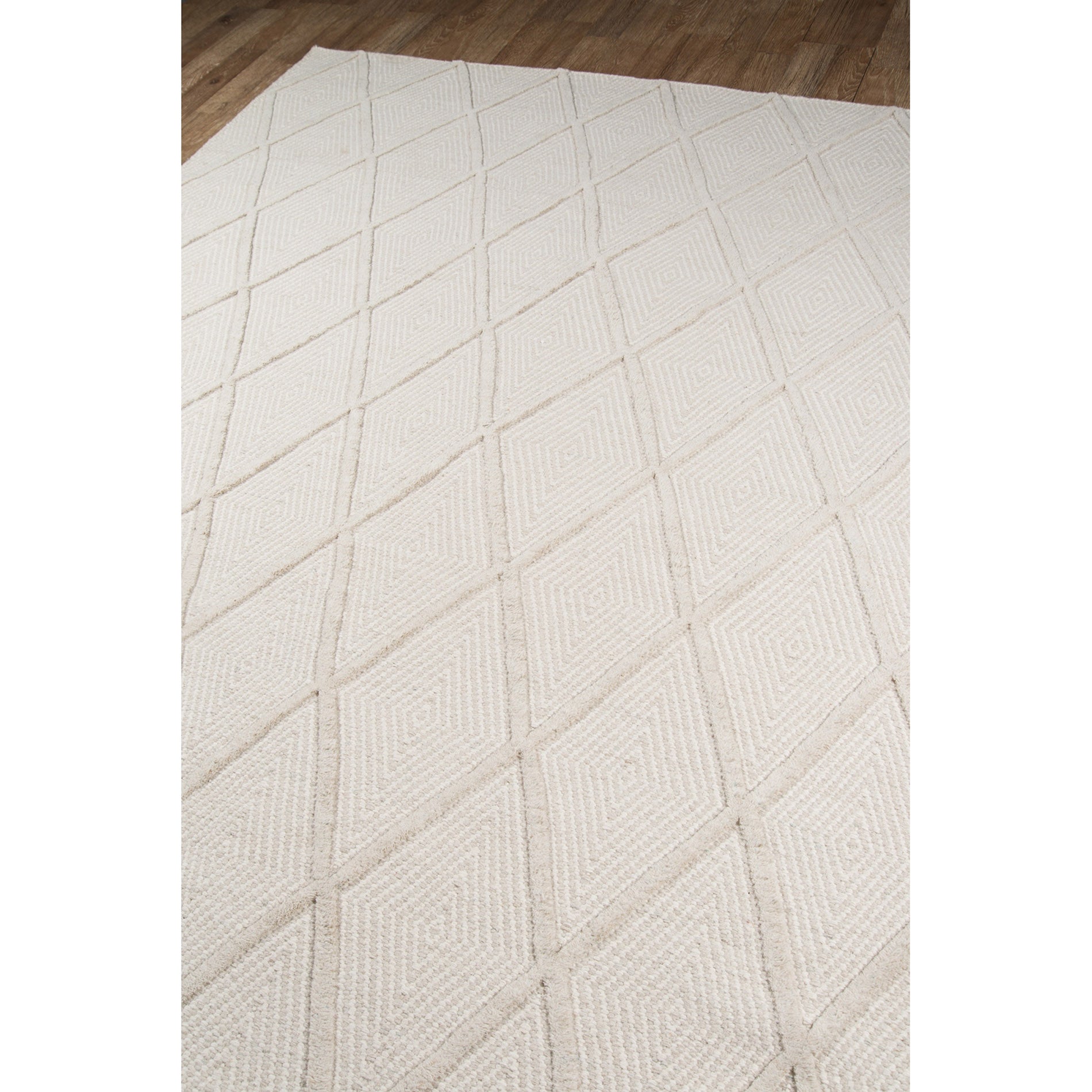 Erin Gates by Momeni Langdon Spring Beige Hand Woven Wool Area Rug