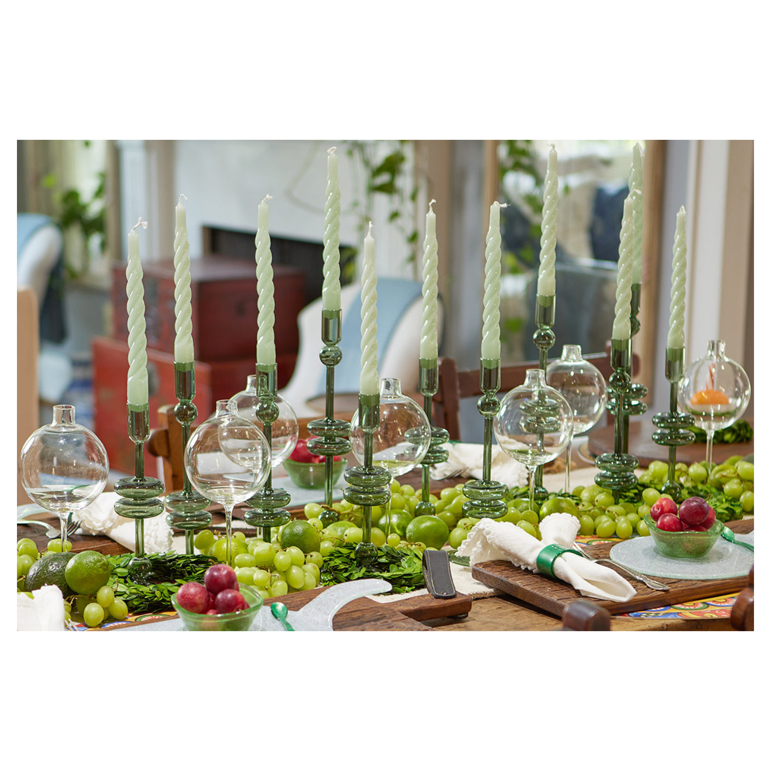 Twisted Tapered Candle, Box of 6