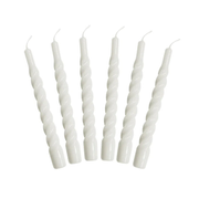 Twisted Tapered Candle, Box of 6