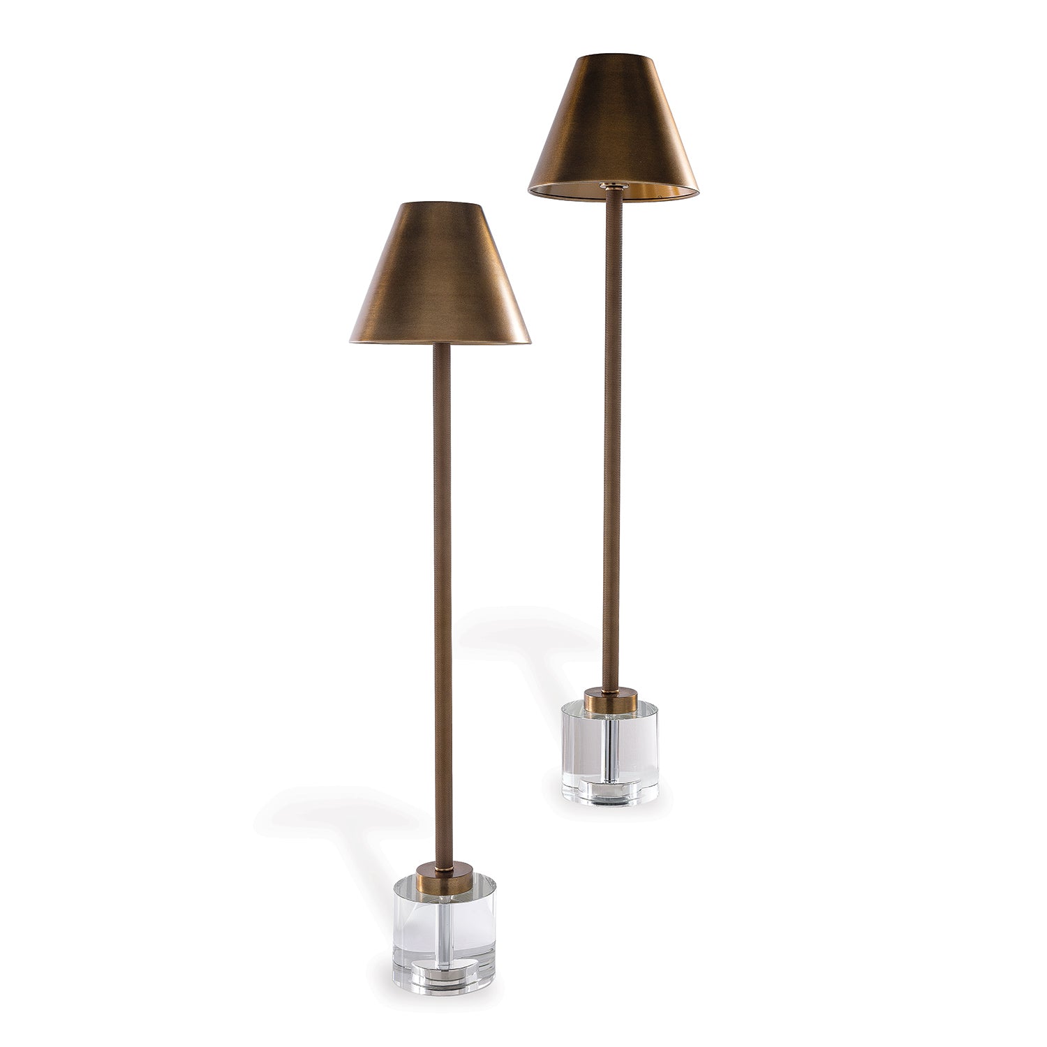 Parliament Crystal/Brass Buffet Lamp (Set of 2)