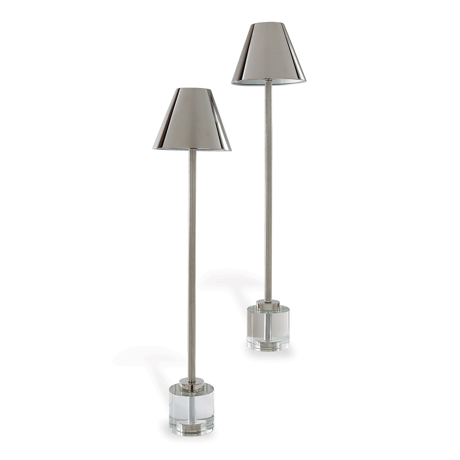 Parliament Crystal/Nickel Buffet Lamp (Set of 2)