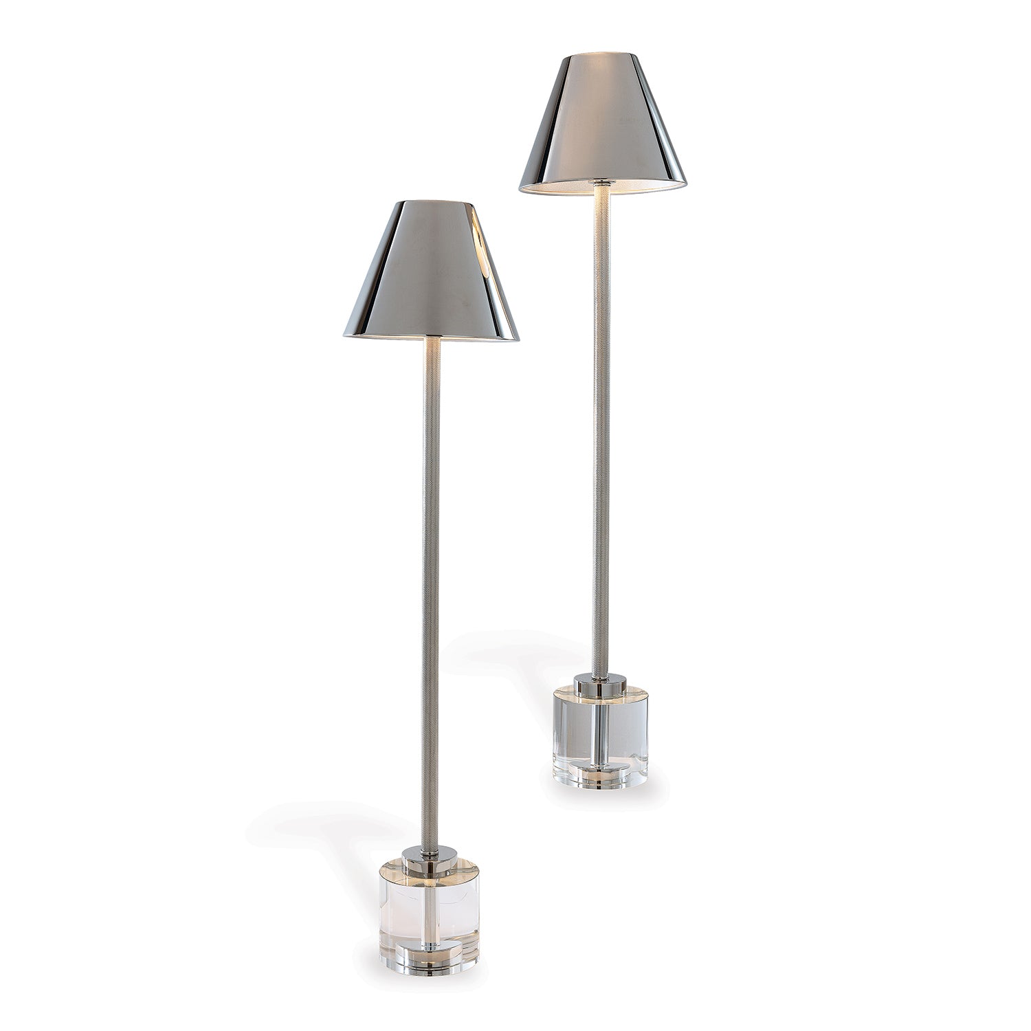 Parliament Crystal/Nickel Buffet Lamp (Set of 2)