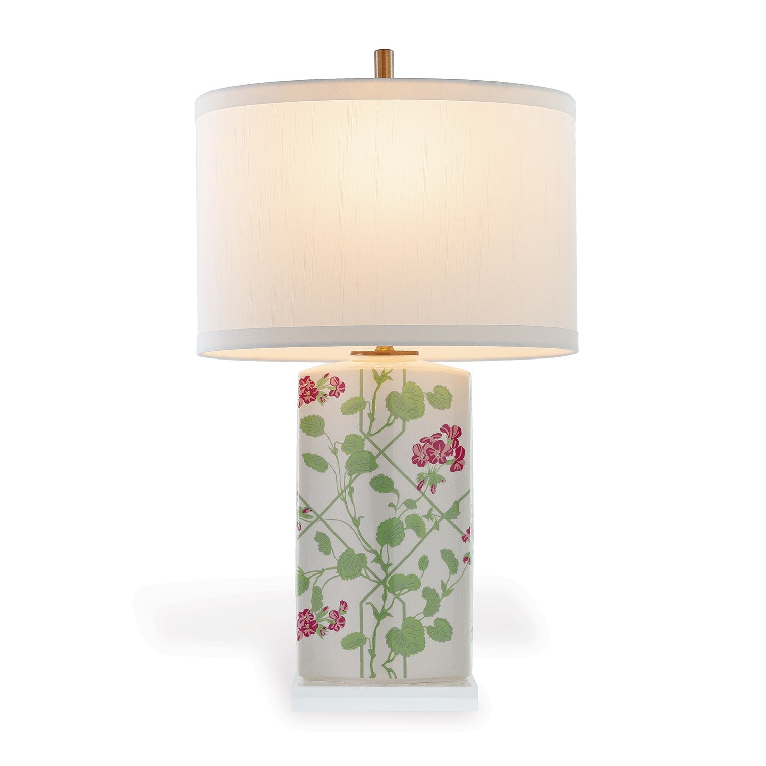 Geranium Trellis Lamp