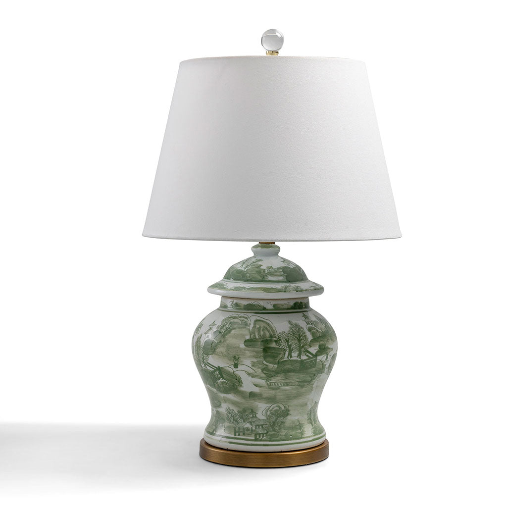 Green Willow Accent Lamp