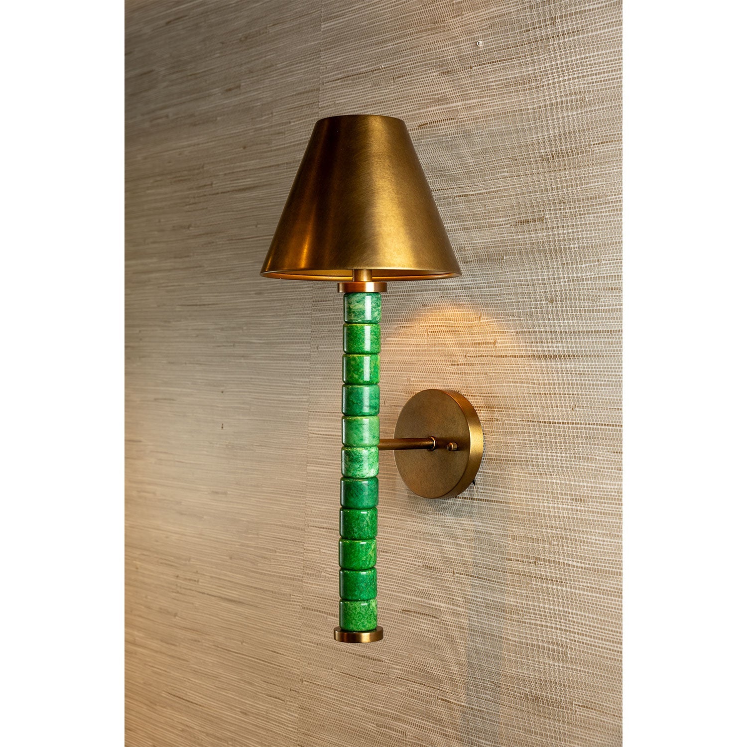 Jade Garden Green Sconce
