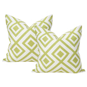 La Fiorentina Light Green & Ivory - Set of 2
