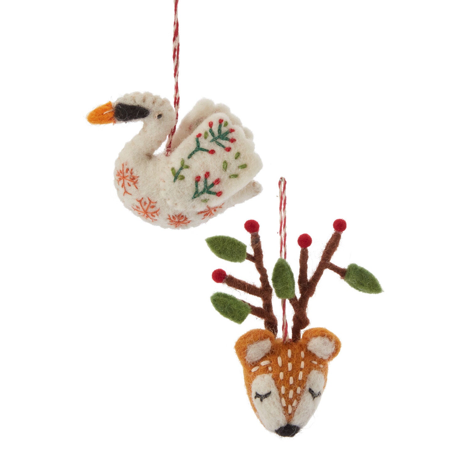 Lakewood Critter Ornament Set of 2